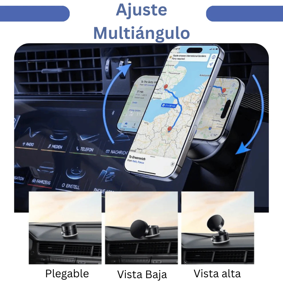 Soporte magnético de succión al vacío para teléfono móvil